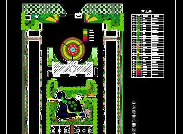 某廠區綠化設計圖免費下載及其園林綠化施工與體育場地設施工程綜合解析